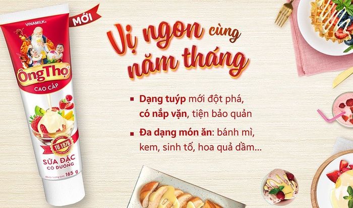 Sản phẩm Sữa đặc Vinamilk Ông Thọ hộp 165g