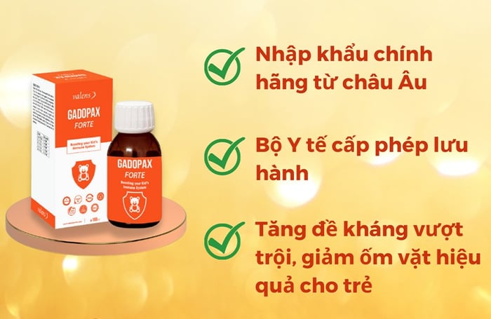 Hướng dẫn liều dùng siro Valens Gadopax Forte