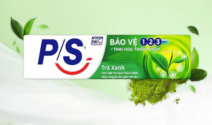 Kem đánh răng P/S bảo vệ 123 tinh hoa thiên nhiên hương trà xanh 240g dành cho trẻ từ 6 tuổi