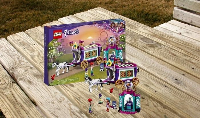 Đồ chơi lắp ráp đoàn xe ảo thuật huyền bí Lego Friends 41688 (348 chi tiết)