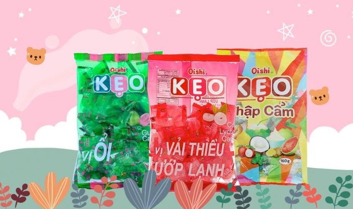 Kẹo Cứng Oishi Có Nhiều Hương Vị Thơm Ngon