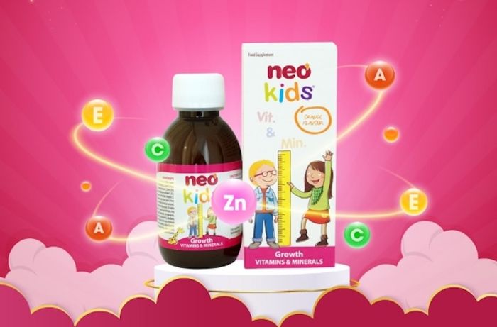 Siro Neo Kids Growth tăng cường sức khỏe 150 ml (dành cho bé từ 6 tháng tuổi)