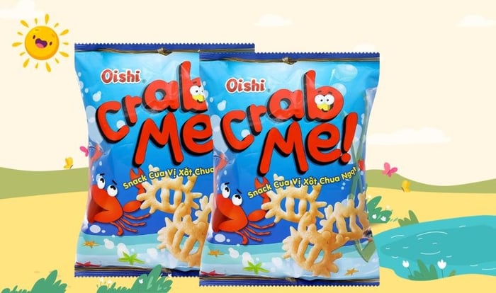 Bim Bim Oishi Cua Sốt Chua Ngọt Crab Me 35g (Từ 3 Tuổi)