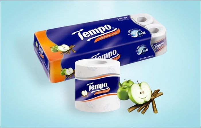 Khăn giấy vệ sinh Tempo hương gỗ táo 3 lớp