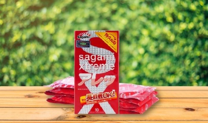 Bao cao su Sagami Xtreme với gai