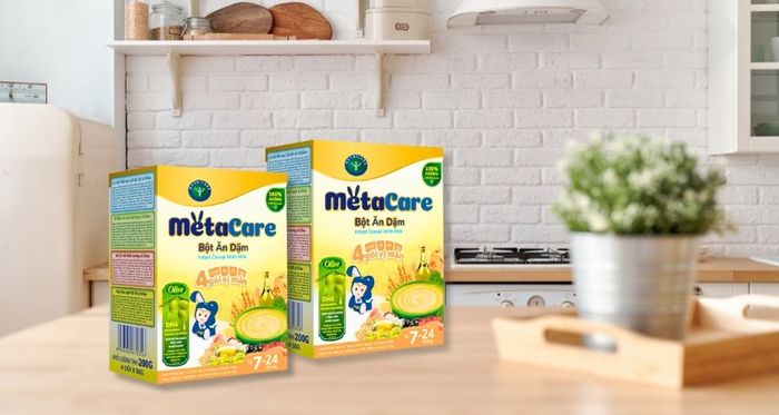 Bột ăn dặm MetaCare 4 vị mặn hộp 200g (phù hợp cho bé từ 7 đến 24 tháng tuổi)