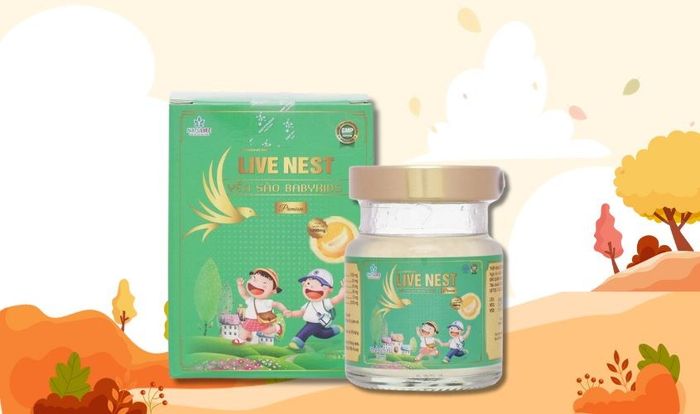 Nước yến sào Natulife Live Nest BabyKids Premium 70 ml (từ 1 tuổi)