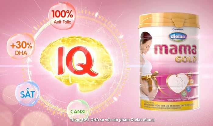 Sữa bầu Dielac Mama Gold có lợi cho sự phát triển não bộ của trẻ