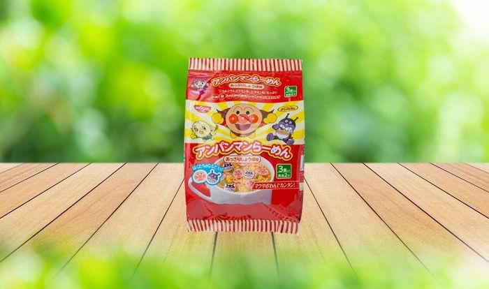 3 gói mì ăn dặm vị thịt Nissin Anpanman 90g (phù hợp từ 1 tuổi)