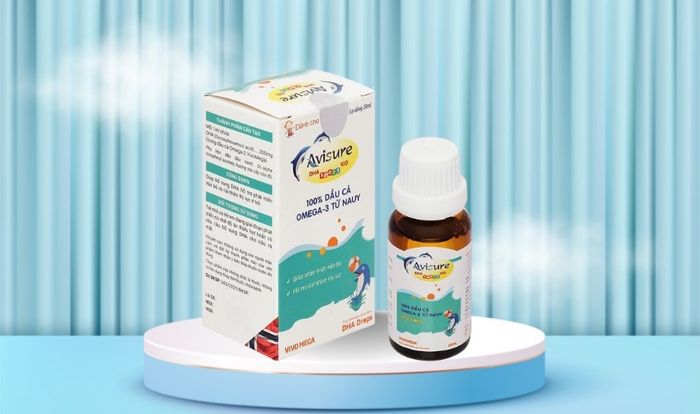 Siro Avisure DHA Smart Kid giúp phát triển não bộ và thị lực cho trẻ từ 0 tháng tuổi trở lên, với dung tích 20 ml.