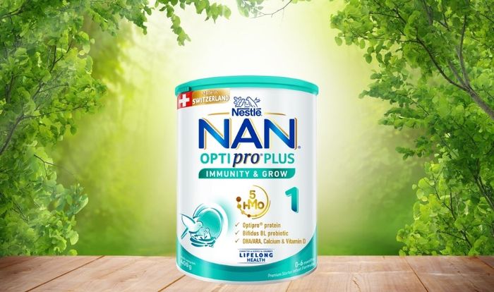 Sữa bột NAN Optipro Plus số 1 800g (0 - 6 tháng) có chứa hàm lượng DHA cao