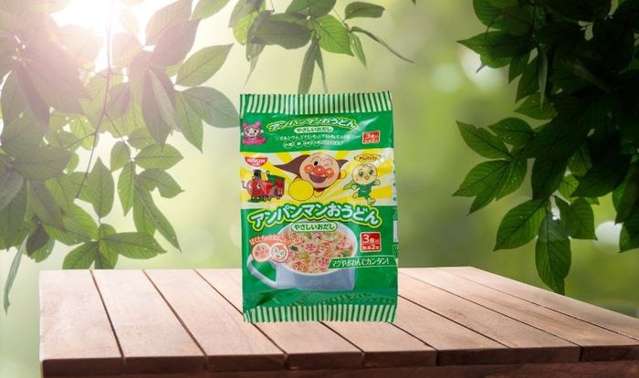 3 gói mì udon ăn dặm vị hải sản Nissin Anpanman 90g (phù hợp từ 1 tuổi)