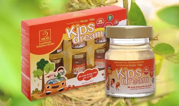 Hộp 6 hũ nước yến sào Song Yến Kids Dream 70 ml