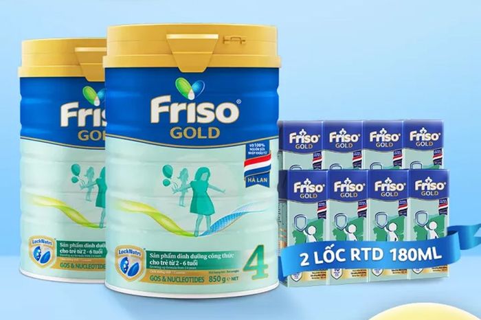 Sữa bột Friso Gold số 4 850g (2 - 6 tuổi)