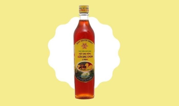 Mật ong rừng nguyên chất pha sữa ong chúa U Minh Xuân Nguyên dung tích 500 ml