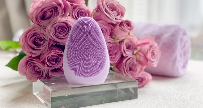 Máy rửa mặt và massage Emmié Purple Don