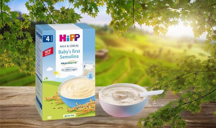 Bột ăn dặm bắt đầu HiPP sữa, ngũ cốc hộp 250g (từ 4 tháng)