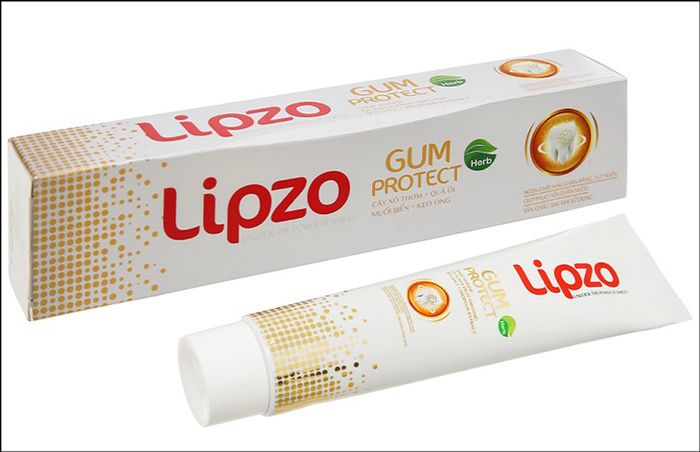 Kem đánh răng Lipzo Herb Gum Protect 185g có khả năng kháng khuẩn, hỗ trợ hiệu quả trong việc điều trị mụn trứng cá.