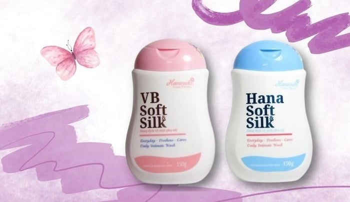 Dung dịch vệ sinh phụ nữ Hana soft & silk làm sạch vùng kín, ngừa vi khuẩn