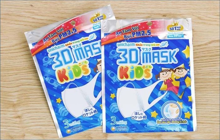 Bộ 5 cái khẩu trang Unicharm 3D Mask Kids