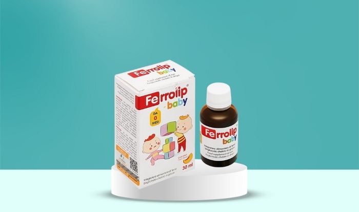 Siro Ferrolip Baby giúp giảm nguy cơ thiếu máu do thiếu sắt 30 ml