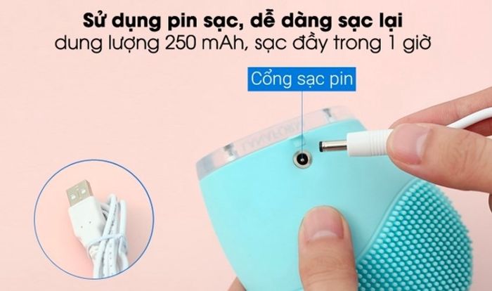 Sạc đầy pin nhanh chóng chỉ trong khoảng 1 giờ