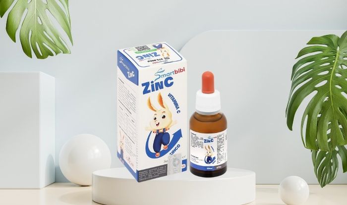 Siro Smartbibi ZinC bổ sung kẽm, vitamin C giúp tăng sức đề kháng 30 ml