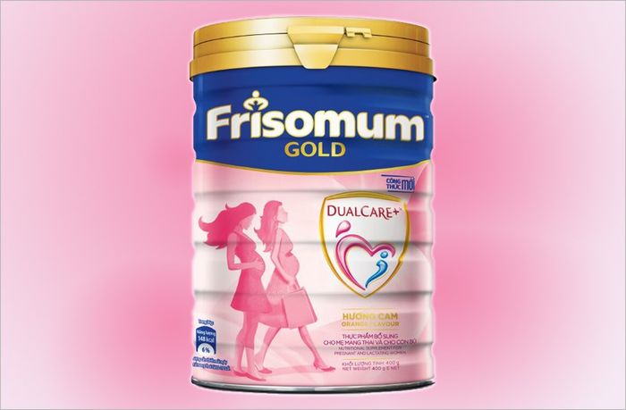 Sữa bầu Frisomum hương cam 400g