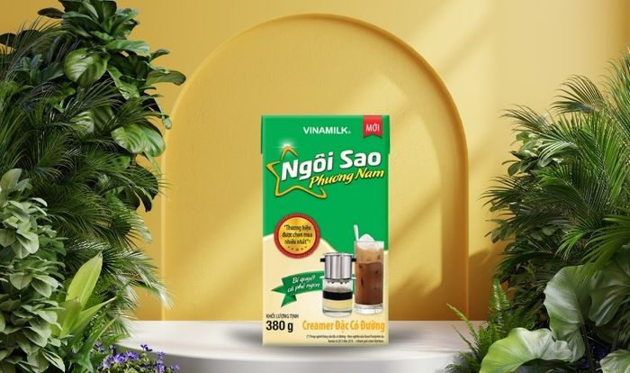 Sữa đặc Vinamilk Ngôi Sao Phương Nam xanh lá hộp 380g