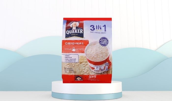 Bột yến mạch tự nhiên, sơ chế từ thương hiệu Quaker 420g