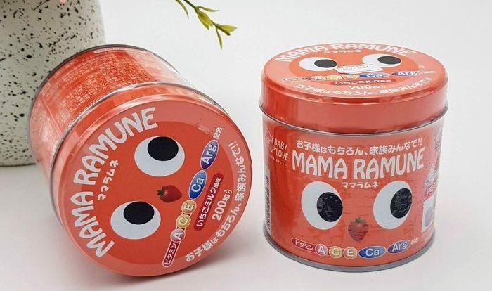 Kẹo biếng ăn Mama Ramune của Nhật