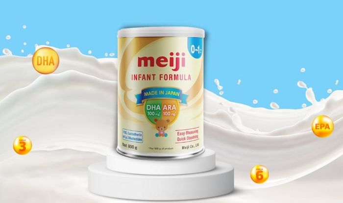 Sản phẩm sữa bột Meiji Infant Formula 800g (dành cho trẻ từ 0 - 12 tháng)