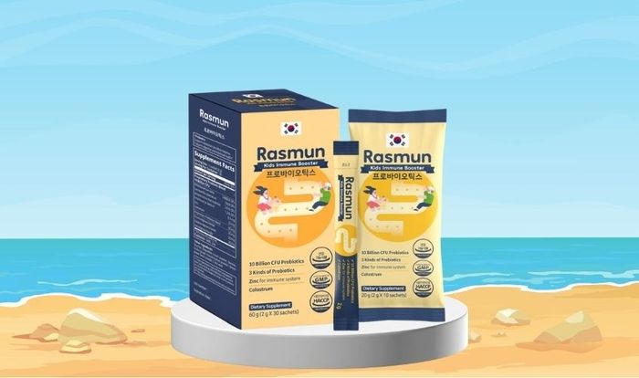 Men vi sinh Rasmun Probiotics bổ sung lợi khuẩn 30 gói (từ 1 tuổi)