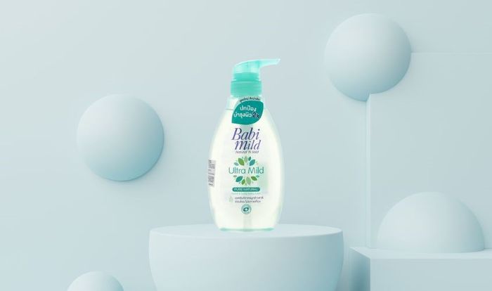 Sữa tắm gội cho bé Babi Mild Pure Natural chiết xuất từ cám lúa mì - Dung tích 400ml (phù hợp mọi độ tuổi)