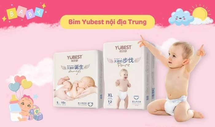 Bỉm Yubest là dòng bỉm nội địa Trung Quốc chất lượng đạt chuẩn Hoa Kỳ