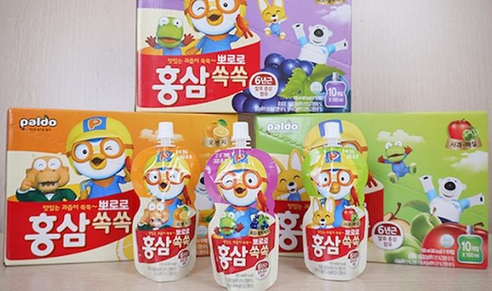 Nước uống Pororo được sản xuất bởi công ty Iconix