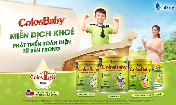 Sữa Colosbaby là thương hiệu sữa Việt Nam