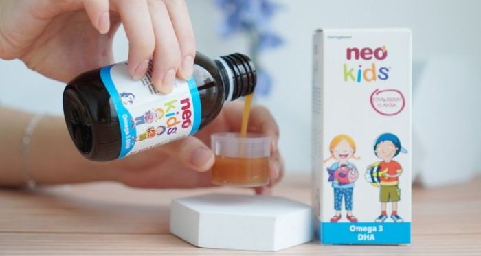 Siro Neo Kids Omega 3 DHA tăng cường thị lực 150 ml (dành cho trẻ từ 3 tháng tuổi)