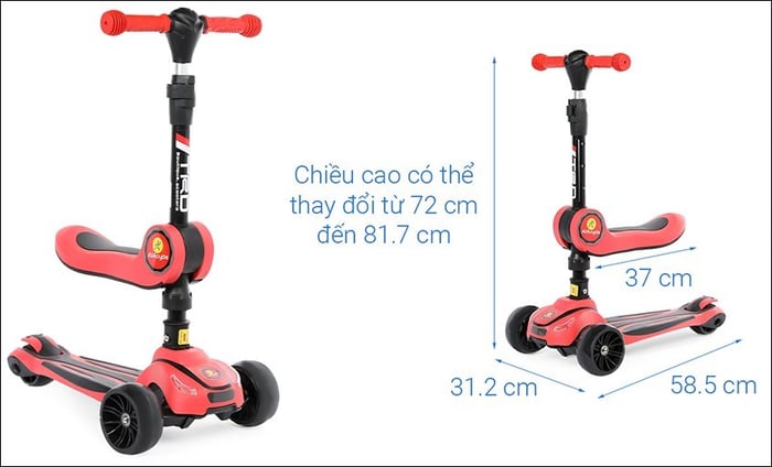 Xe scooter AVAcycle-118 (2 - 5 tuổi)