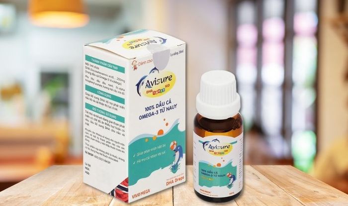 Siro Avisure DHA Smart Kid giúp phát triển não bộ và thị lực, dung tích 20 ml (dành cho trẻ từ 0 tháng tuổi)