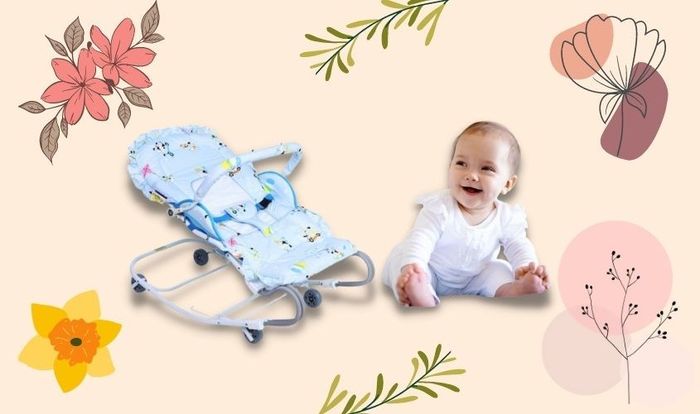 Xe nhún ăn bột của Autoru màu xanh nhạt cho bé từ 10 - 15 kg