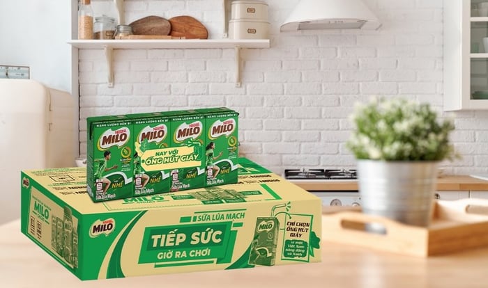 Hộp 48 lon thức uống lúa mạch Nestlé Milo 115 ml (từ 2 tuổi)