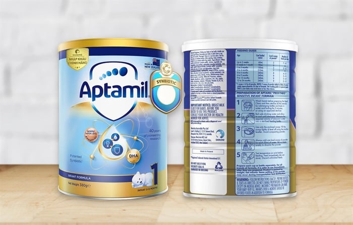 Sữa bột Aptamil Infant Formula số 1 380g (0 - 12 tháng)