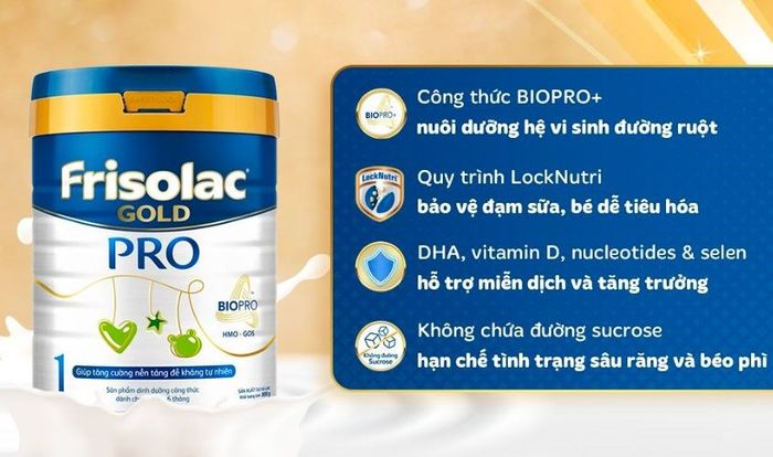 Sữa bột Friso Gold Pro số 1 dung tích 800g (0 - 6 tháng)