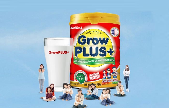 Sữa bột Nutifood GrowPLUS+ 1.5 kg (phù hợp cho bé từ 1 tuổi)