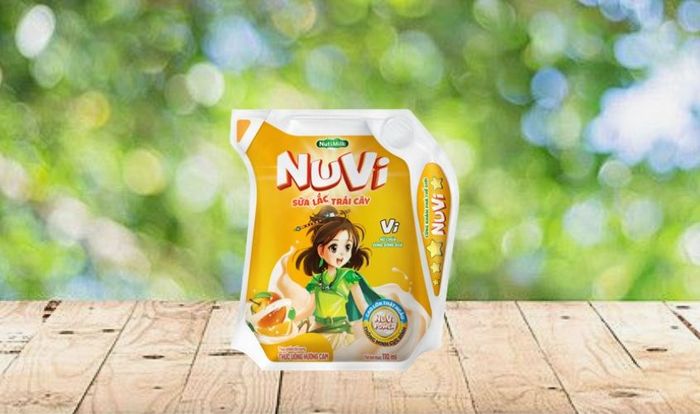 Hộp 24 túi sữa trái cây Nutifood NuVi Power vị cam 110 ml