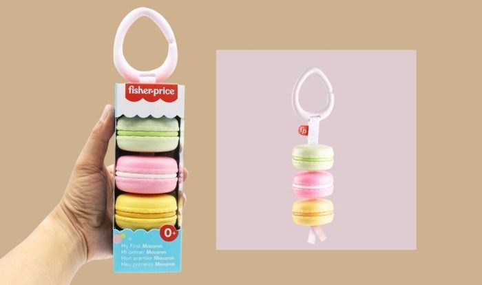 Đồ chơi lục lạc macaron Fisher Price 19 GRR45