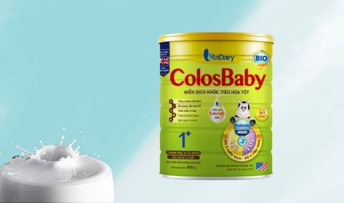 Sữa bột ColosBaby Bio Gold 1+ hương vani 800g