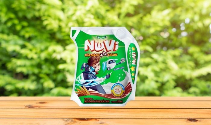 Thức uống lúa mạch lắc cacao vị sô cô la Nutifood NuVi 110 ml (từ 1 tuổi)