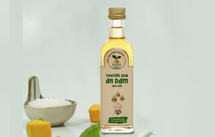 Dầu mè Thuyền Xưa ăn dặm cho bé chai 65 ml